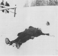 Robert Walser en la nieve